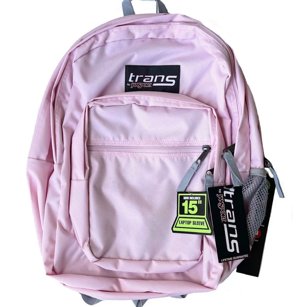 Jansport 17" Supermax Backpack - Pink Mist